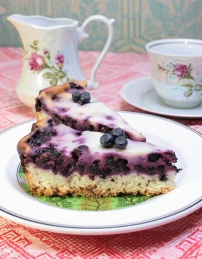 Пирог с черникой