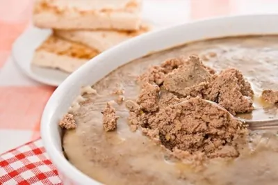 Паштет из куриной печени с сыром и чесноком