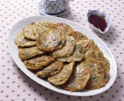 Оладьи из цукини с пармезаном и мятой