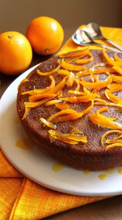 Апельсиновый пирог с оливковым маслом