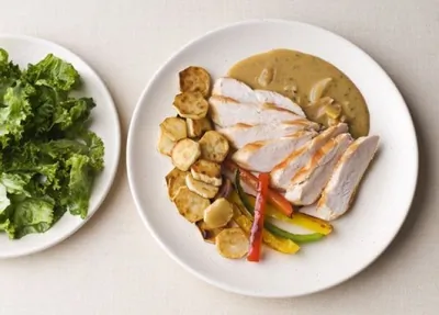 Закуска из индейки с рыбным соусом