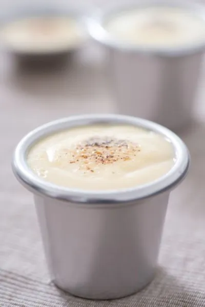 Медовый пудинг с имбирем в микроволновой печи