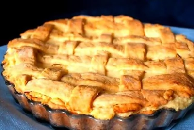 Лимонный пирог из песочного теста