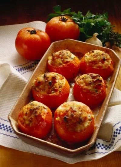 Фаршированные томаты (Tomatoes Stuffed A La Nicoise)