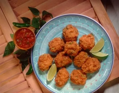 Греческие томатные оладьи с фетой (Ntomatokeftedes)