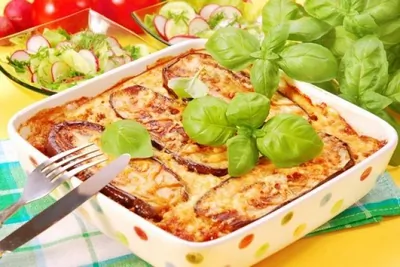 Быстрая мусака с пармезаном