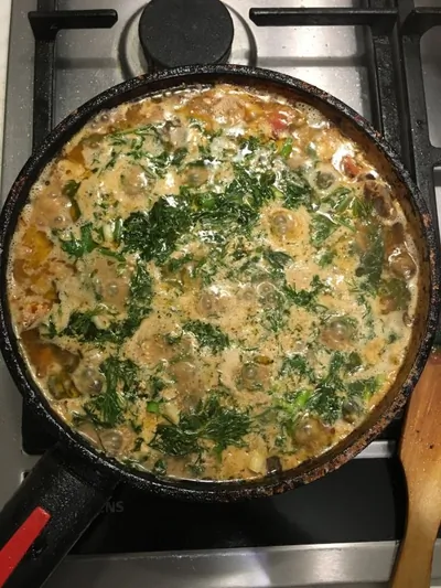 Желудки в сметане