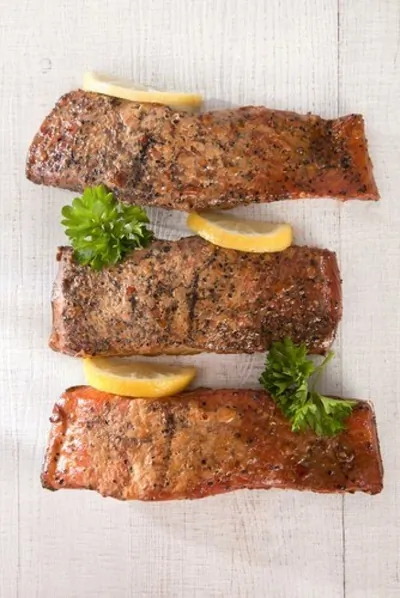 Маринованный лосось в мисо и саке (Misoyaki salmon)