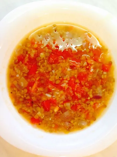 Чечевичная похлебка из красной чечевицы