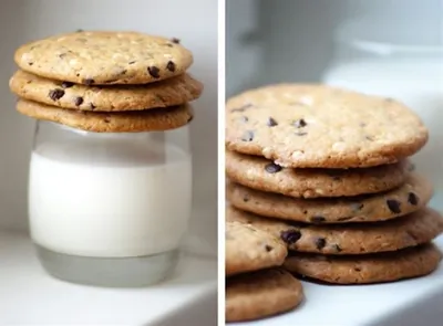 Печенье с каплями шоколада