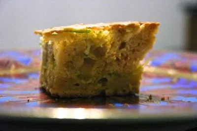 Пирог с цукини и апельсиновой цедрой