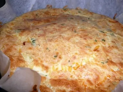 Сырный пирог-суфле