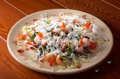 Салат с крабами