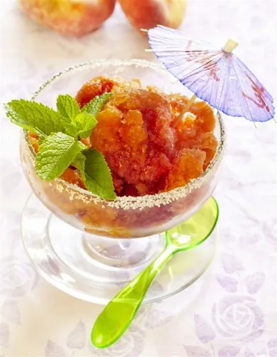 Шербет из чая «Эрл Грей» с лимоном