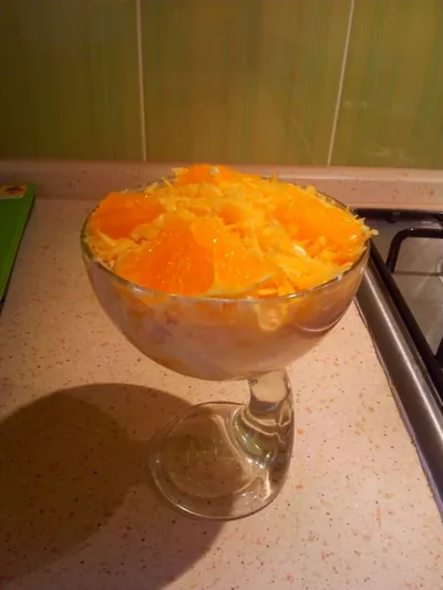 Куриный салат с цитрусовыми