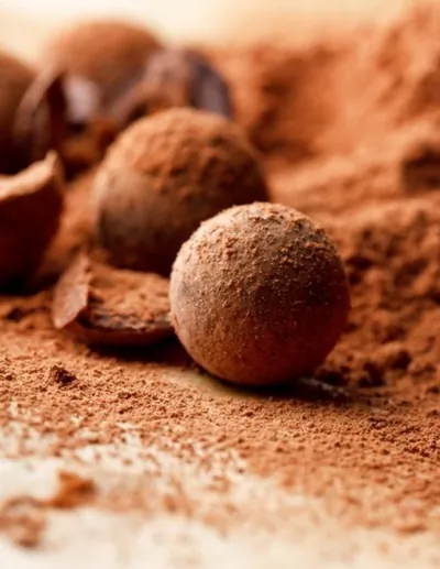 Шоколадный трюфель с сахаром мусковадо