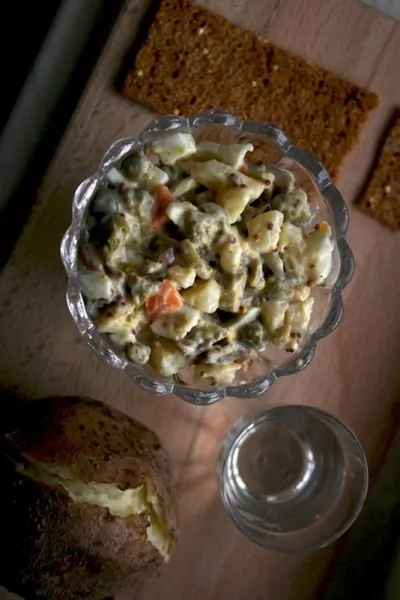 Оливье с ростбифом