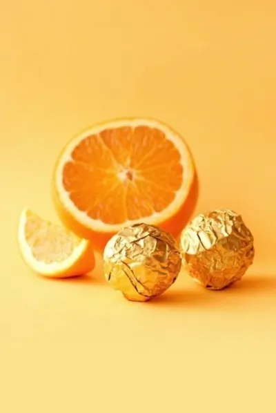 Апельсиновые конфеты с грецкими орехами