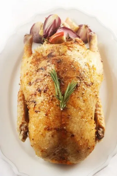 Жареная утка в сухом хересе