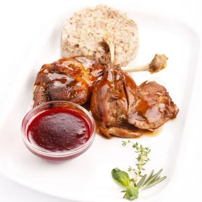 Малиновый соус с красным вином для птицы