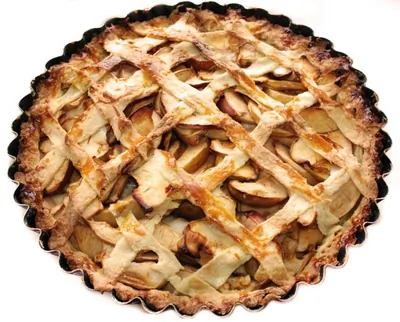 Яблочный пирог на сметане