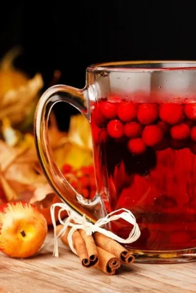 Ароматный клюквенный глинтвейн с кумкватом