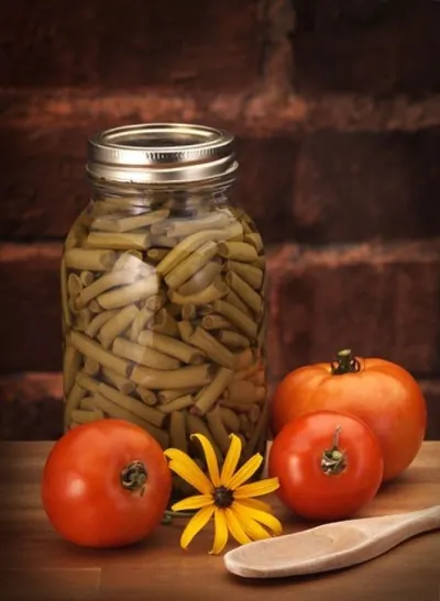 Маринованная стручковая фасоль