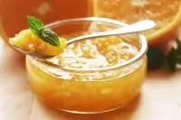 Цитрусовое желе с медом и мятой