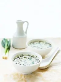 Летний суп из огурцов