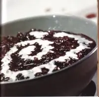 Индонезийский пуддинг из черного риса