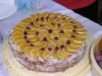 Торт мандариновый