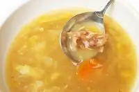 Украинский охотничий суп из куриных потрошков