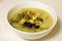 Рассольник с фасолью по украински