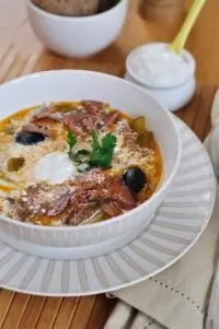 Эстонский суп из малосольной свинины с квашеной капустой и крупой «Капсад мульги»