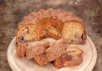 Пирог с шоколадом и марципаном «Гугельхопф»