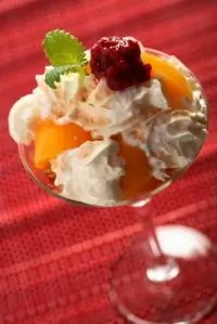 Имбирные персики на гриле с малиной