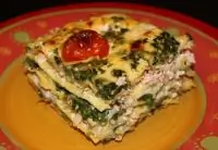 Лазанья болоньезе с моцареллой