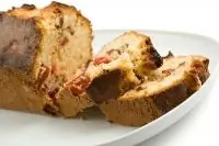 Клубнично-ореховый кекс