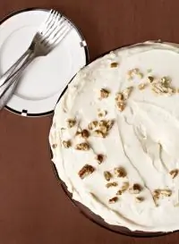 Морковно-апельсиновый пирог