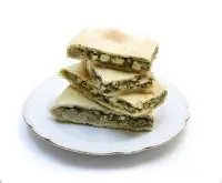 Пирог со шпинатом, цукини, рисом и фетой