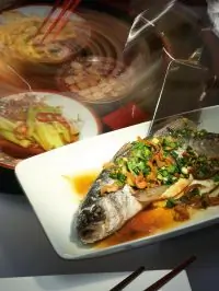 Имбирный сибас на пару