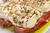 Помидоры с поджаренной фетой