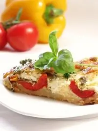 Пицца с фетой по гречески