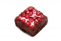 Кофейный торт с клюквой