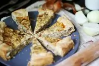 Луковый пирог по русски