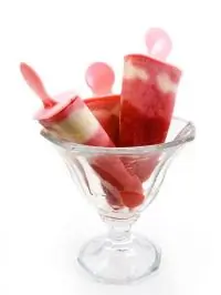 Мятное двухцветное арбузно-цитрусовое мороженое