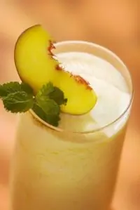 Персиковый милкшейк с кленовым сиропом