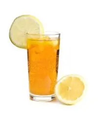 Цитрусовый газированный оранжад с лимонной травой