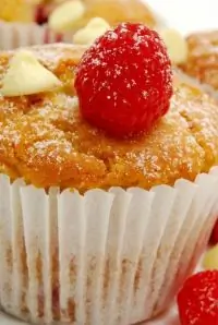 Малиново-яблочные маффины с медом