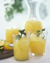 Лимонад с базиликом